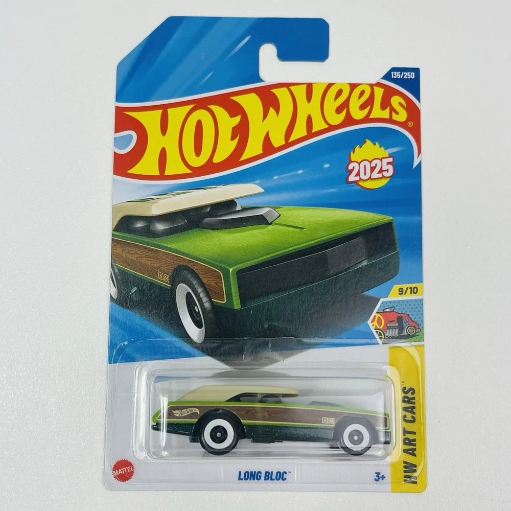 Hot Wheels Long Bloc HW Art Cars 2025 Green Mattel 135/250